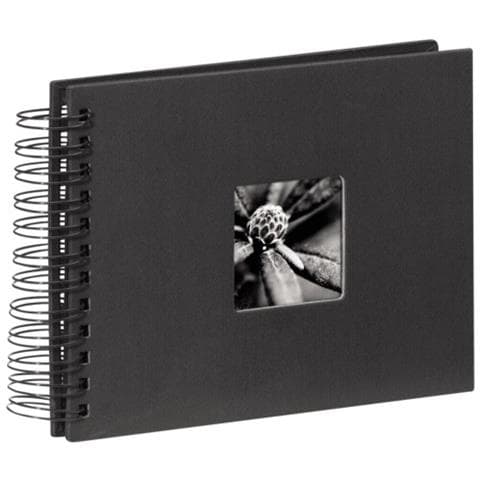 Fine Art spirale nero 24x17 50 pagine nere 90150 - Foto 1