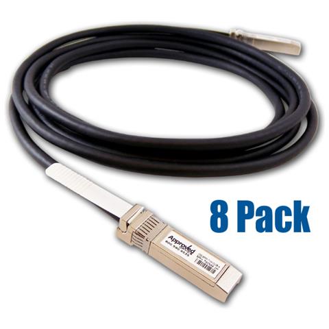 10G-SFPP-TWX-P-0108 Cavo InfiniBand SFP+ M / M 1 m Nero Confezione da 8 pz - Foto 1