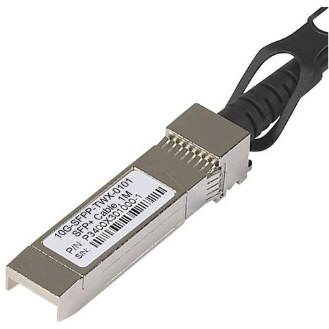 10G-SFPP-TWX-P-0108 Cavo InfiniBand SFP+ M / M 1 m Nero Confezione da 8 pz - Foto 2