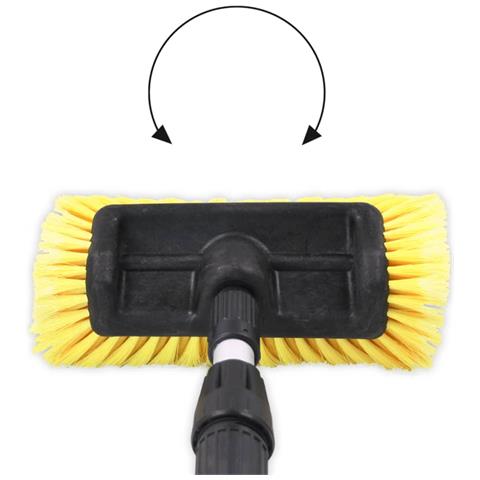 Spazzola Di Lavaggio 3d Con Manico Telescopico 2,4 M 150685 - Foto 4