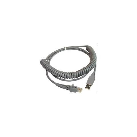 Cable, Usb Type A Pot Coil 2.4m - Foto 1