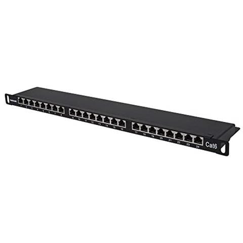I-PP 24-RS-C6BH - Pannello Patch 24 posti Cat6 FTP Nero - Foto 1