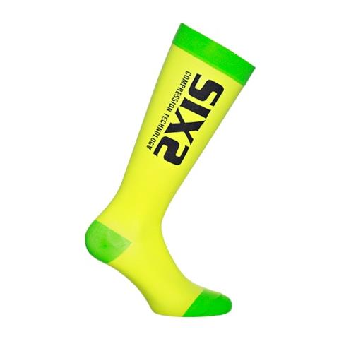 C0recoxsgvfi Sixs Six2 Recovery Socks Calza Recovery Yellow / green Xs - Foto 1