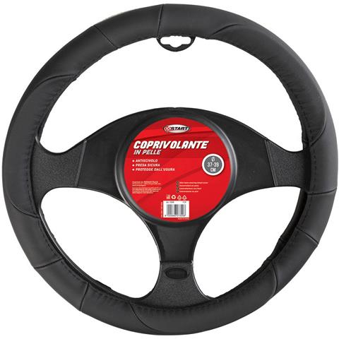 Coprivolante Auto In Pelle Antiscivolo Diametro Da 37 A 39 Cm - Foto 2