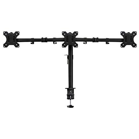 "Ewent Ew1513 Supporto da Tavolo Scrivania per 3 Monitor Fino a 27"" (68.6 Cm) con Attacco Vesa" - Foto 4