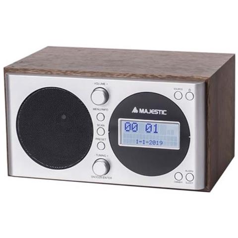 Radio Dab Portatile Wood + Sveglia - Foto 1