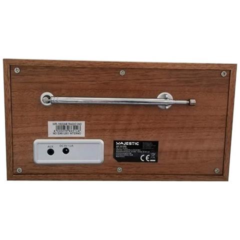Radio Dab Portatile Wood + Sveglia - Foto 2