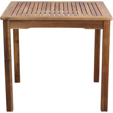 Aaron - Set Tavolo Da Giardino 80 X 80 Compreso Di 4 Sedie In Legno Massiccio Di Acacia - Foto 2