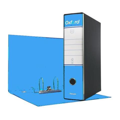 Registratore Oxford Modello Protocollo Dorso 8,0 Cm Colore Azzurro - Foto 1