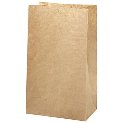 Sacchetti Di Carta, Dimensioni 15 X 9 X 27 Cm, 50 G, Marrone, 100 Pezzi - Foto 1