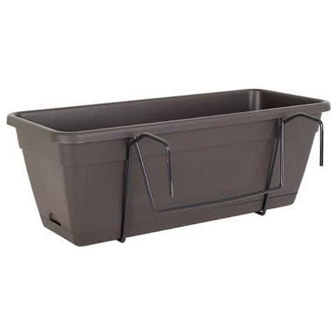 Artevasi Kit Fioriera Riserva Acqua Venezia 50 Centimetri Antracite - Foto 4
