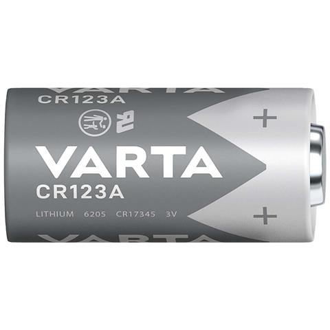 Pila Litio 3v Cr123a 1430 Mah Per Fotocamera E Domotica, Argento - Foto 7
