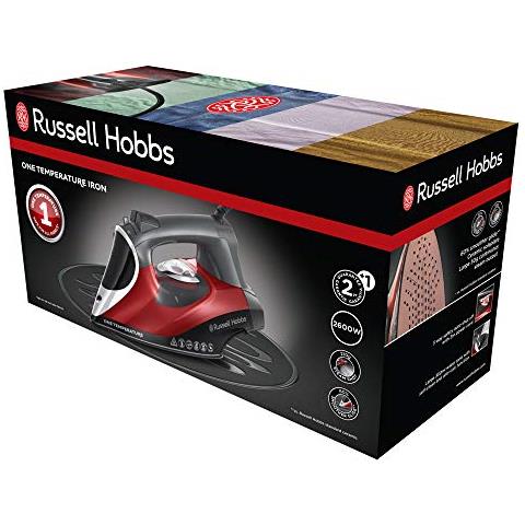 25090-56 ferro da stiro Ferro da stiro a secco e a vapore Ceramica Nero, Grigio, Rosso 2600 W - Foto 5