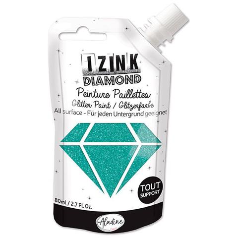 Pittura Glitter - Turchese - 80 Ml - Foto 1