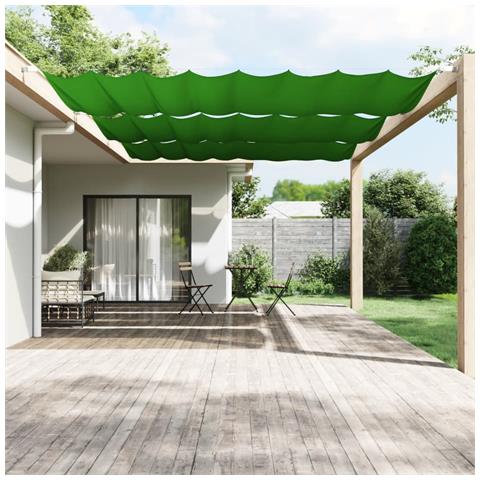 Paravento Verticale Verde Chiaro 200x420 Cm In Tessuto Oxford - Foto 6