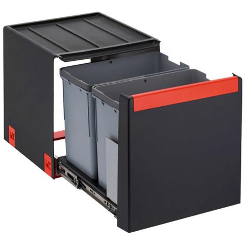 Pattumiera Nera Per La Raccolta Differenziata Da 28 L - 134.0039.332 - Foto 1