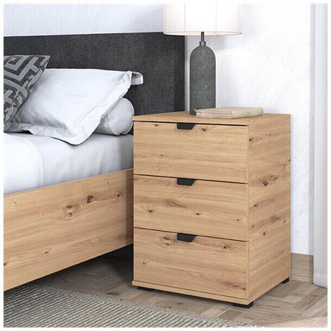 One - Comodino Moderno 3 Cassetti - Foto 4