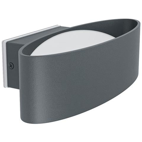 Applique Contemporanea Da Esterno Cina Led Alluminio Grigio - Foto 1