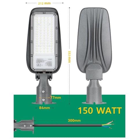 Aigostar Lampione Led Ip65 Impermeabile Ik07 Per Parcheggio Luce Per Strada Scuola - 200 Watt - Foto 1