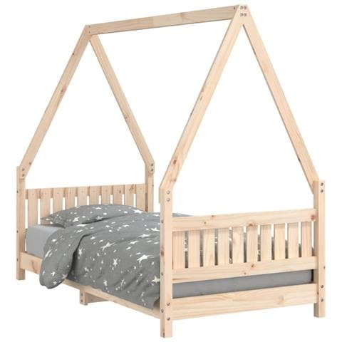 Giroletto per Bambini 80x160 cm in Legno Massello di Pino - Foto 2