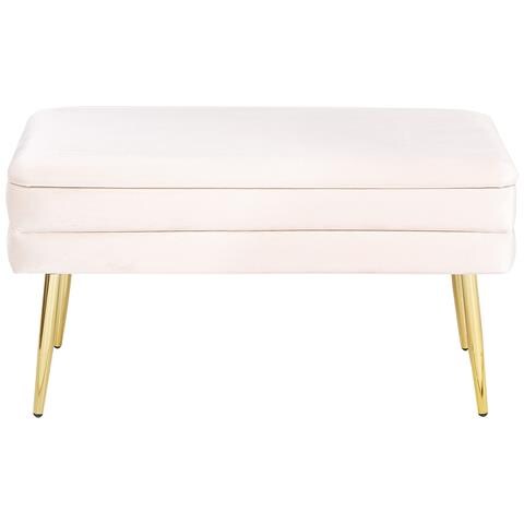 Cassapanca Durham Velluto Bianco Sporco - Foto 2