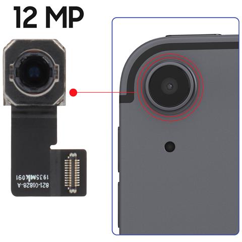 Fotocamera Posteriore 12mp Per Ipad Air 5 (2022), Nero - Foto 4