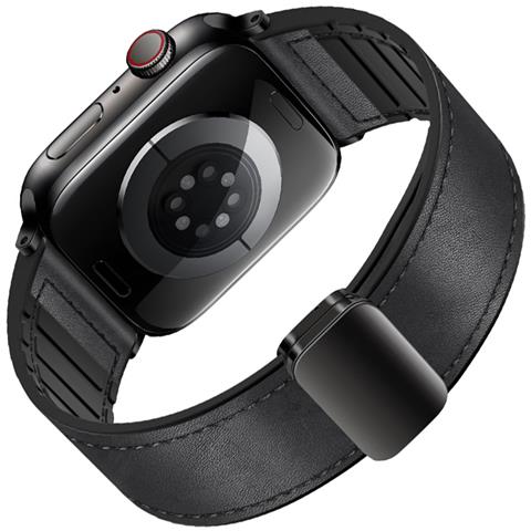 Cinturino Vintage In Pelle Per Apple Watch Black S - Foto 1