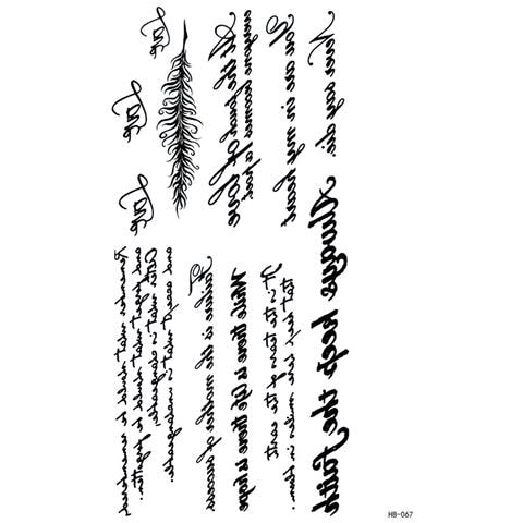 Manica Per Tatuaggio Temporaneo - Confezione Da 5   Modello 2 - Foto 1