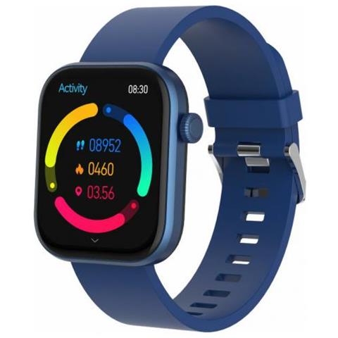 Swc-185bu Smartwatch E Orologio Sportivo 4,7 Cm (1.85"") Amoled Digitale 390 X 450 Pixel Touch Screen Blu - Foto 1