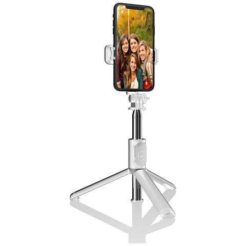 Palo Selfie Stick Con Treppiede Estensibile E Scatto Remoto Bluetooth. - Foto 2