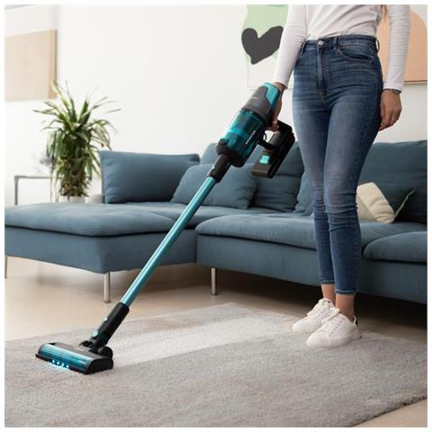 Conga Rockstar 7500 Astral ErgoWet Animal T Aspirapolvere a bastone 2 in 1 Batteria Secco e bagnato Senza sacchetto 680 W Nero, Grigio, Turchese - Foto 13