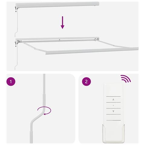 Tendone Retrattile Automatico Beige 300x250 cm, Tessuto di ricambio per tendone  3x2.5 m Beige - Foto 9