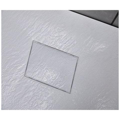 Piatto Doccia In Resina 70x140 Cm Smc Effetto Pietra Colore Bianco Cuba - Foto 2
