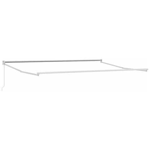 Tenda da Sole Bianco 4,5 × 3 m Metallo - Foto 1