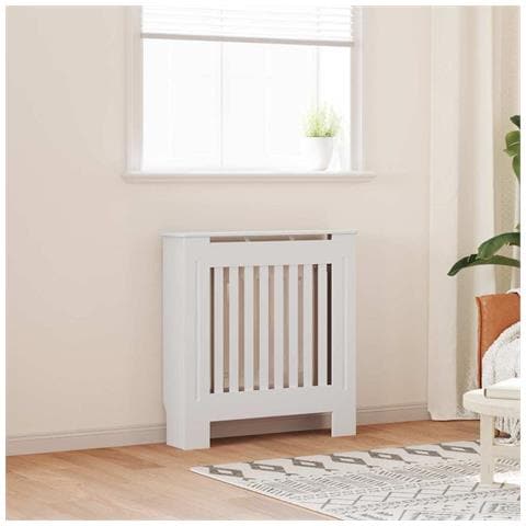 Copertura per radiatori 2 pcs Bianco 78 x 19 x 81.5 cm - Foto 2