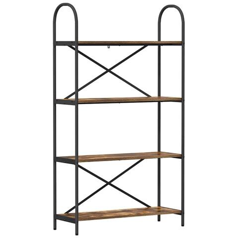 Libreria Rovere fumo 80 x 30 x 146 cm Legno multistrato - Foto 1