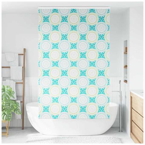 Tenda a Rullo Doccia con Cassonetto 130x240cm Larghezza Tessuto - Foto 2