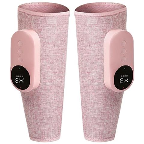 Massaggiatore Wireless Per Gambe Con Compressione Ad Aria E Calore - Set Di 2 Pink - Foto 1