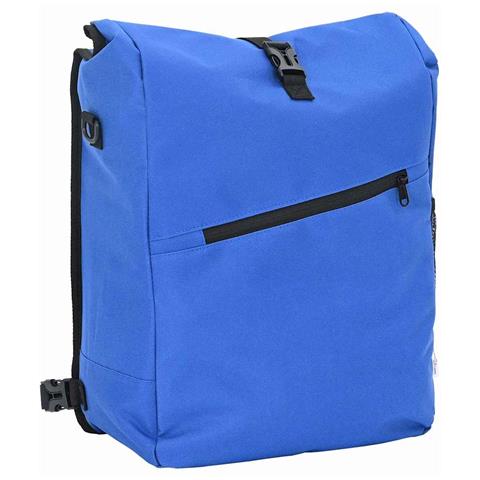 Borsa per biciclette Blu 33 x 16 x 48 cm Poliestere - Foto 1