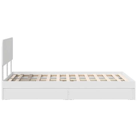 Letto con Contenitore Bianco 120 x 200 cm Legno multistrato - Foto 9