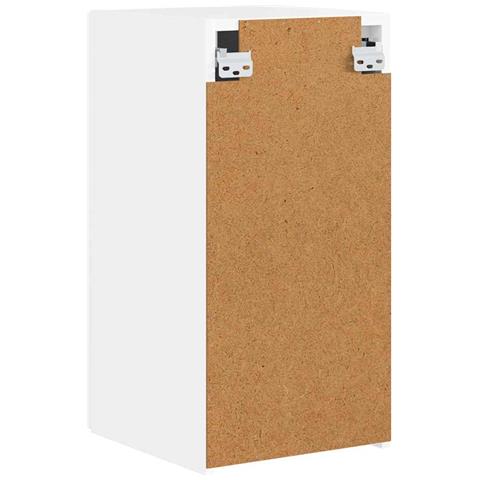 Mobile TV da parete 2 pcs Bianco Lucido 30 x 31 x 60 cm - Foto 9