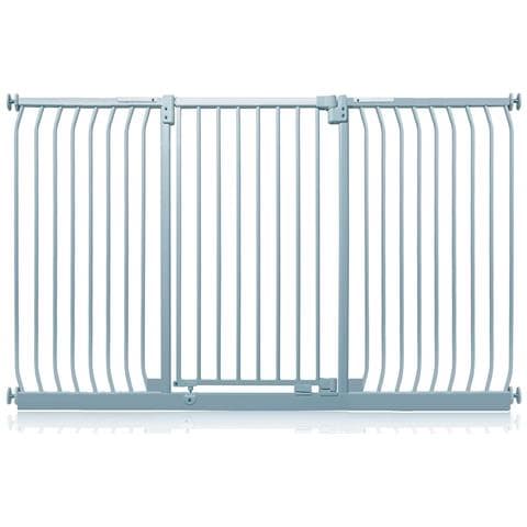 Safetots Cancelletto Di Sicurezza Elite Extra Alto, 188cm - 197cm, Grigio Opaco, Extra Alto Con 100cm Di Altezza - Foto 1