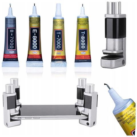 Set Di Riparazione Display Lcd - Imadeletto E 5 Colla T-8000, T-7000, B-7000, E-8000 | Alta Precisione E Durata | Per Elettronica - Foto 1