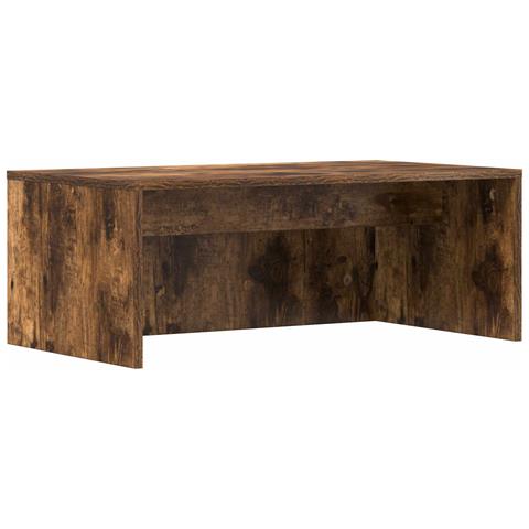 Scrivania a parete Rovere fumé 80 x 45 x 30 cm - Foto 1