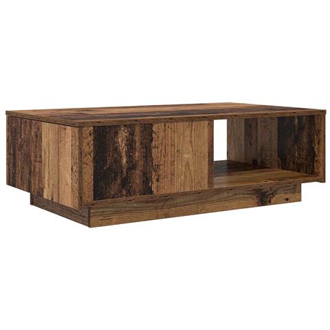 Tavolino da salotto con cassetto Legno vecchio 95 x 55 x 31 cm - Foto 1