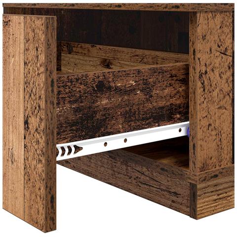 Tavolino da salotto con cassetto Legno vecchio 95 x 55 x 31 cm - Foto 9