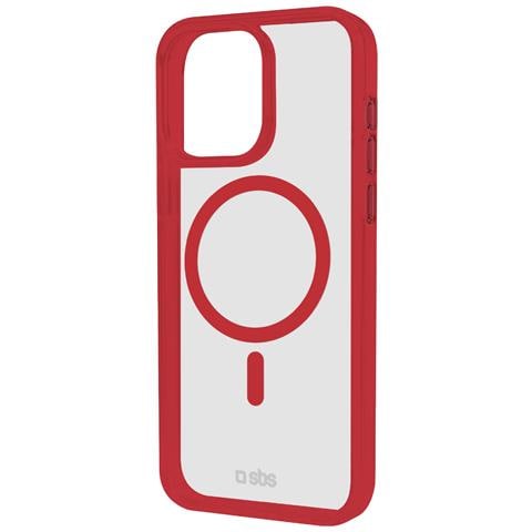 TEMAGCOLIP1667PR custodia per cellulare 17,5 cm (6.9") Cover Rosso, Trasparente - Foto 1