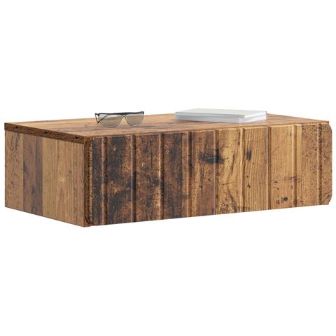 Tavolino da Parete Laterale Legno antico 59 x 34,5 x 17 cm - Foto 2