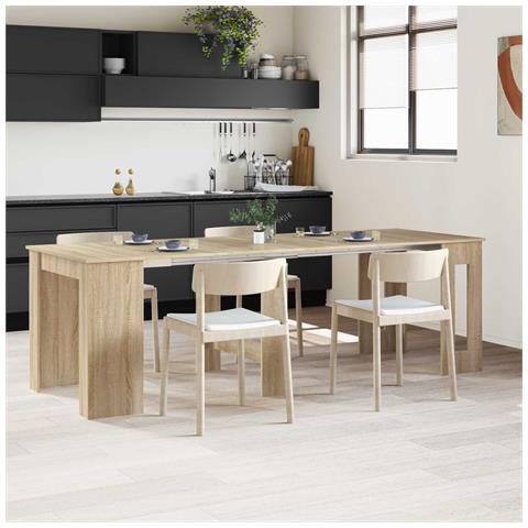 Tavolo da Pranzo 240 x 85 x 75 cm Legno ingegnerizzato - Foto 2