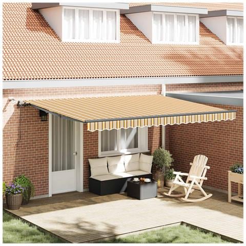 Tenda retrattile Multicolore 450 × 350 cm Poliestere - Foto 2
